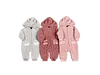 1 Piece Sherpa Hoodie Romper 1